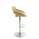 Bar Stool Fern Ivory Vegan Leather - Image 3