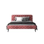 KARE Bed Desire Velvet Mauve 160x200cm