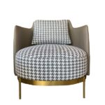 Armchair Lord Grey Houndstooth - Image 2
