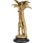 KARE Candle Holder Giraffe Palm Tree Gold - Image 2