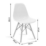 DSW Dark Blue Chair - Image 6
