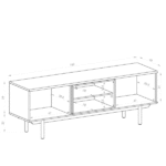 TV set Inox color in grey - black M - Image 4