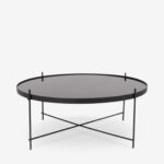 Coffee table cupid black xxl Ø82cm