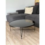 Coffee table cupid black xxl Ø82cm (3)