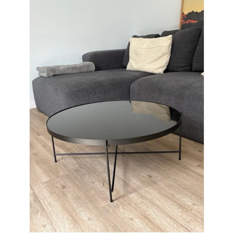 Coffee table cupid black xxl Ø82cm (3)