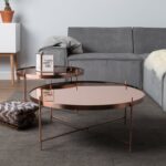 Coffee table cupid copper l Ø62cm (4)
