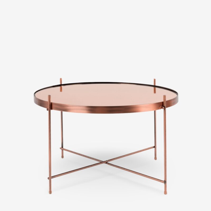 Coffee table cupid copper l Ø62cm