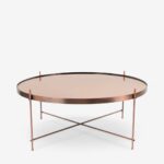 Coffee table cupid copper xxl Ø82cm