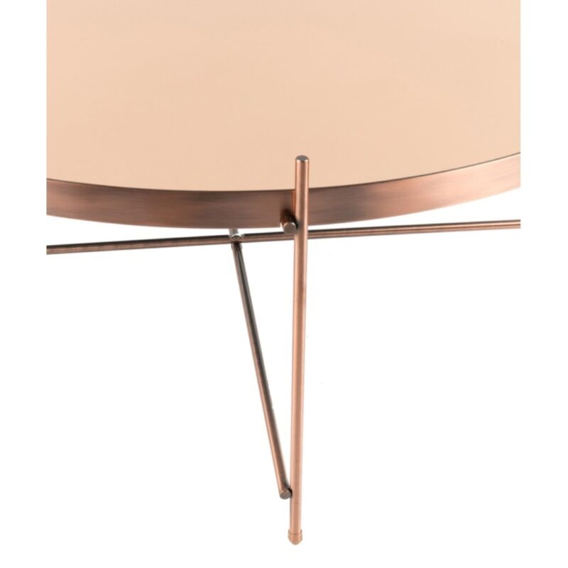 Coffee table cupid copper xxl Ø82cm (7)