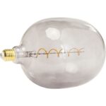 KARE Bulb Spiral LED Grey - Image 2