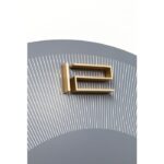 KARE Wall Clock Leonardo Grey/Gold - Image 4