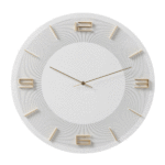 KARE Wall Clock Leonardo White/Gold