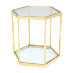 KARE Side Table Comb Gold 55