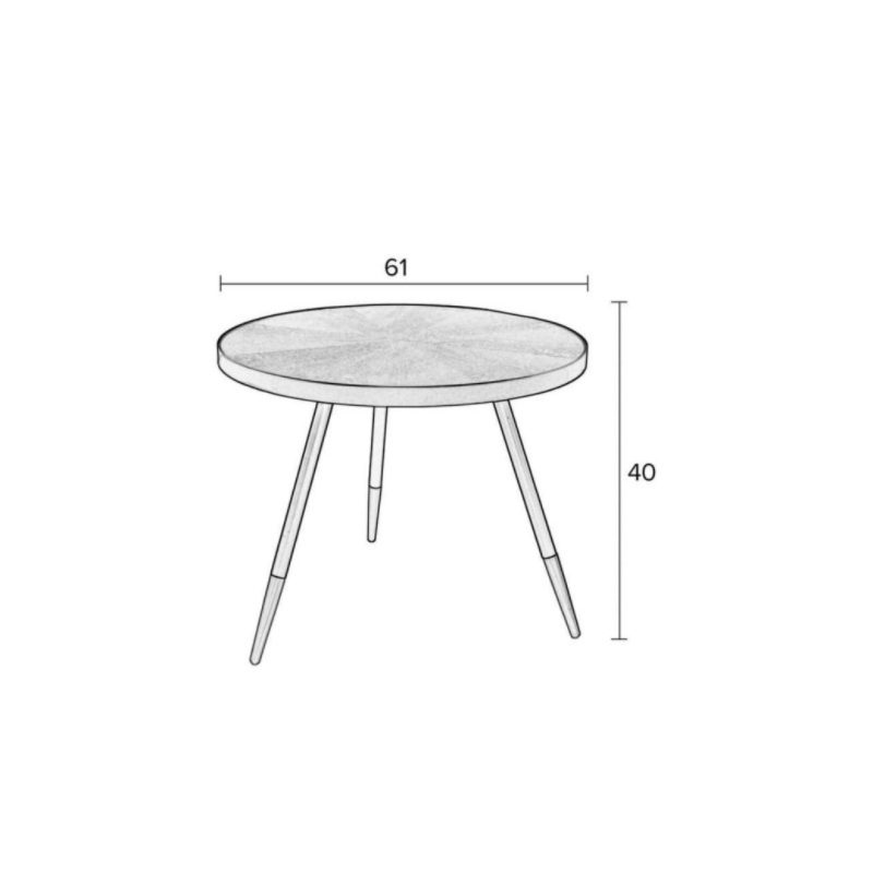 Zuiver Denise Coffee Table Ø61 (6)