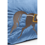 KARE Cushion Classy Horse Blue 45x45cm - Image 5