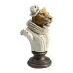 KARE Deco Object Sir Leopard White - Image 2
