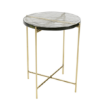 KARE Side Table Ice Ø40