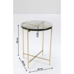 KARE Side Table Ice Ø40 - Image 11