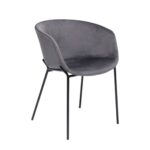 Chair with armrest raja grey