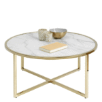 KARE Coffee Table West Beach Brass - Image 2