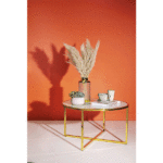 KARE Coffee Table West Beach Brass - Image 5