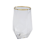 Kare Tumbler Diamond Gold Rim