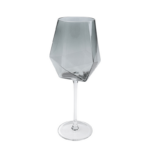 Kare Wine Glass Diamond Smoke