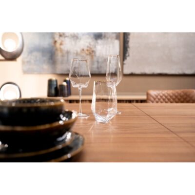 Champagne Glass Diamond Gold Rim