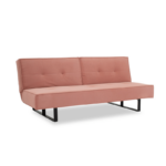 Sofa-bed 3 seat Fella Pink Velvet