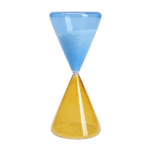 KARE Hourglass Timer Blue-Orange 17cm