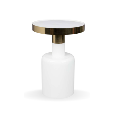Side Table Glam White