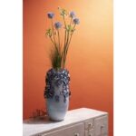 KARE Vase Butterflies Lightblue 50 - Image 2