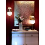 KARE Picture Touched Flower Boat Gold Pink - Image 4