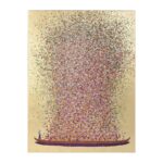 KARE Picture Touched Flower Boat Gold Pink