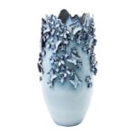 KARE Vase Butterflies Lightblue 50
