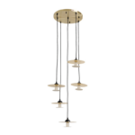 KARE Pendant Lamp Disc Spiral Cinque - Image 6