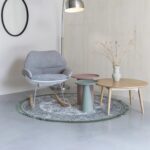 Carpet Reza Green Grey Ø160cm (3)