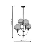 Pendant Lamp Lantern Black Ø68cm (5)