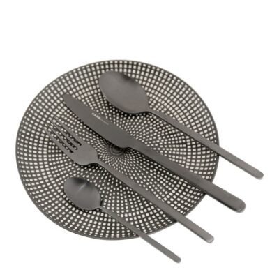 Cutlery Gloria Matt Black (16 part)