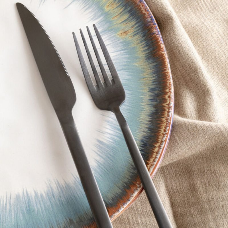 Cutlery Gloria Matt Black (16 Part) (4)