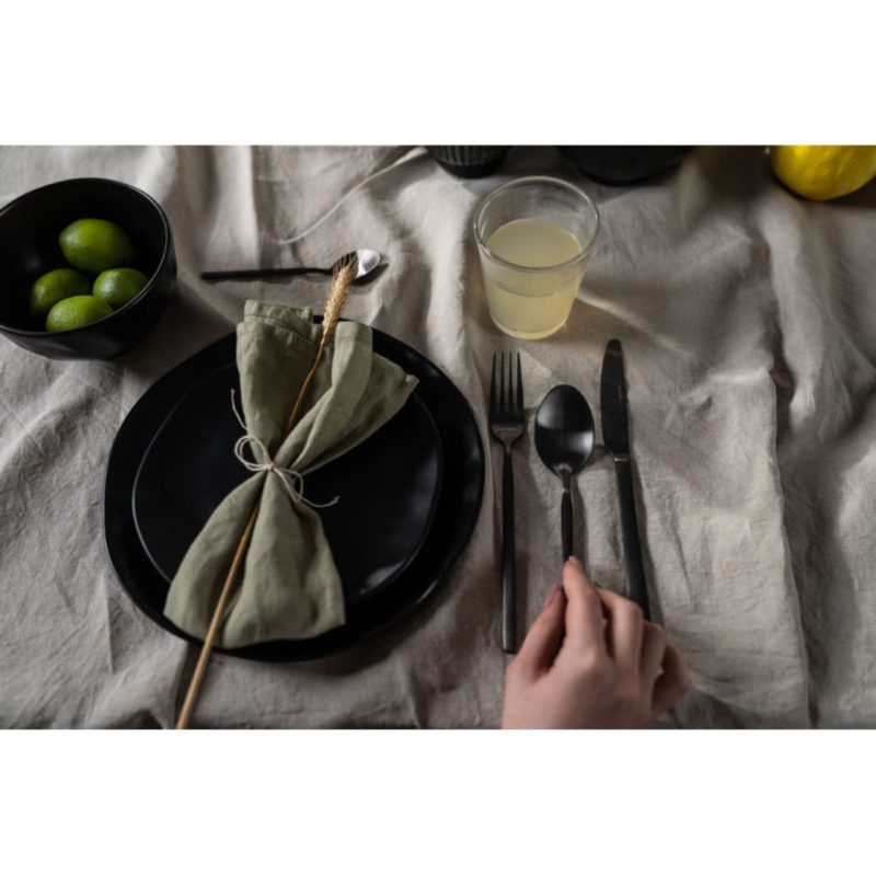 Cutlery Gloria Matt Black (16 Part) (5)