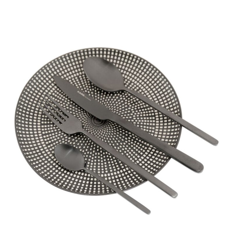 Cutlery Gloria Matt Black (16 Part) (7)
