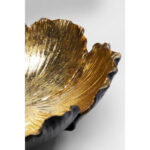 KARE Deco Bowl Flower Bloom Black Gold Ø25cm - Image 2