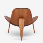 Armchair shell black walnut (11)
