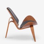 Armchair shell black walnut (12)