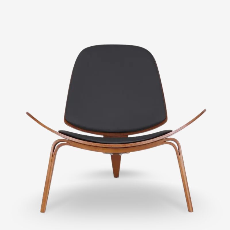 Armchair shell black walnut (13)