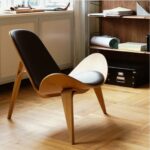 Armchair shell black walnut (8)
