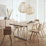 Chair bolia palm upholstered cognac (2)