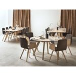 Chair bolia palm upholstered cognac (5)