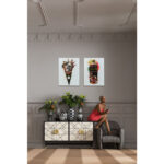 KARE Glass-Picture Explosion-Colour Spray 60x80cm